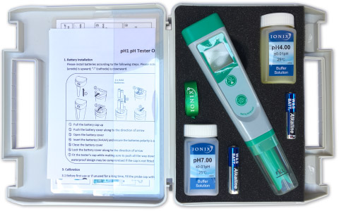 Ionix pH1 Meter Kit for measuring soil & water acidity