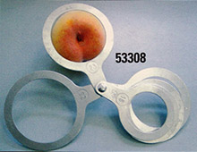 Calip R Peach Fruit calipers, vernier, & sizing rings for peaches, bananas, cherrys ...