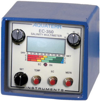 Aquaterr EC350 portable soil meter
