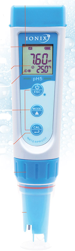 Meassure pH, ORP, Conductivity, TDS, Salinity with the Ionix Instruments Series 5