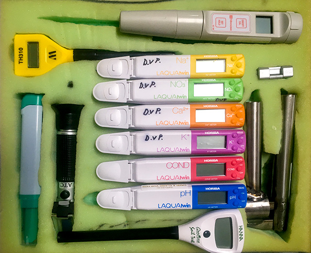 Agricultural Meter Kits in hard carry case combination.